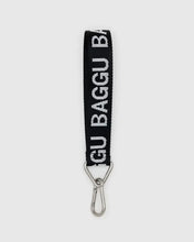 Load image into Gallery viewer, Baggu - Logo Keychain Black &amp; White