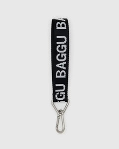 Baggu - Logo Keychain Black & White