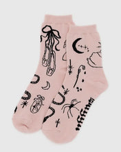 Load image into Gallery viewer, Baggu Crew Socks Ballet Icons