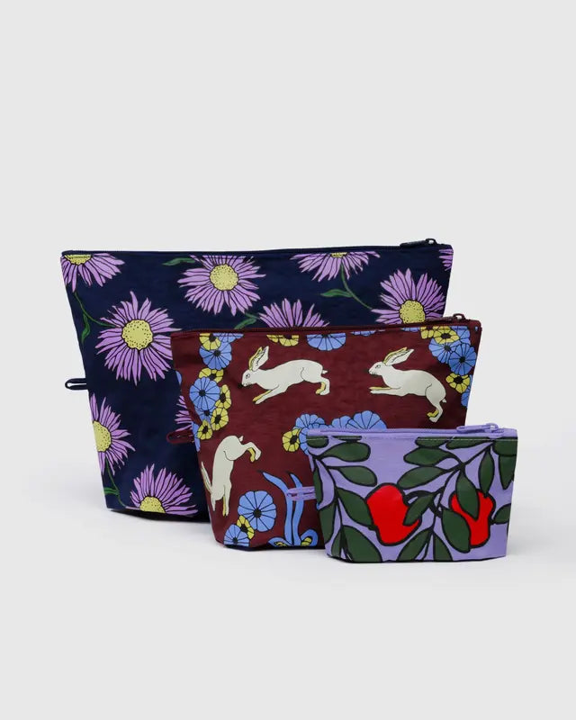 Baggu -Go Pouch Set Night Orchard