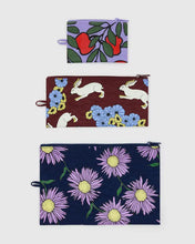 Load image into Gallery viewer, Baggu - Flat Pouch Set - Night Orchard