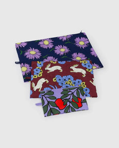 Baggu -Go Pouch Set Night Orchard