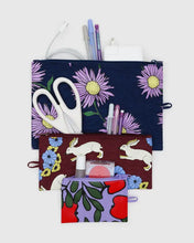 Load image into Gallery viewer, Baggu - Flat Pouch Set - Night Orchard