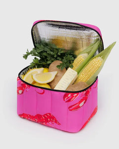 Baggu - Puffy Lunch Bag Pink Lobster