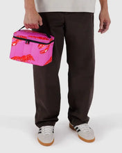 Load image into Gallery viewer, Baggu - Puffy Lunch Bag Pink Lobster