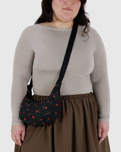 Baggu - Small Nylon Crescent Bag- Painted Wildflower