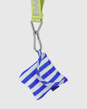 Load image into Gallery viewer, Baggu - Puffy Earbuds Case Blue Painted Stripe