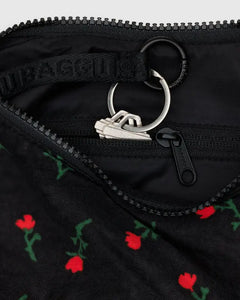 Baggu - Small Nylon Crescent Bag- Painted Wildflower