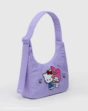 Load image into Gallery viewer, Baggu - Mini Nylon Shoulder Bag - Embroidered Hello Kitty &amp; My Melody