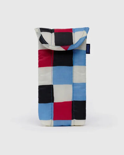 Baggu - Puffy Glasses Sleeve Painted Check