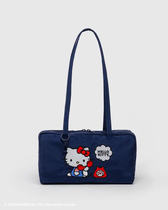 Baggu - Nylon Bowler Bag - Embroidered Hello Kitty