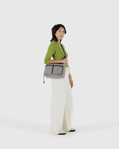 Baggu - Medium Cargo Crossbody Black & White Gingham
