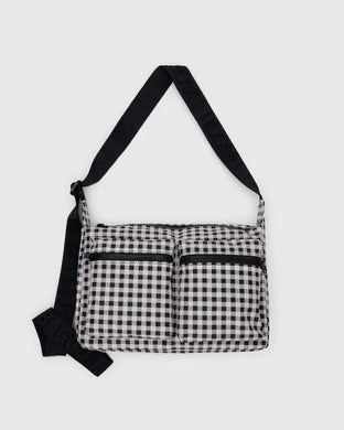 Baggu - Medium Cargo Crossbody Black & White Gingham