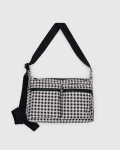 Baggu - Medium Cargo Crossbody Black & White Gingham