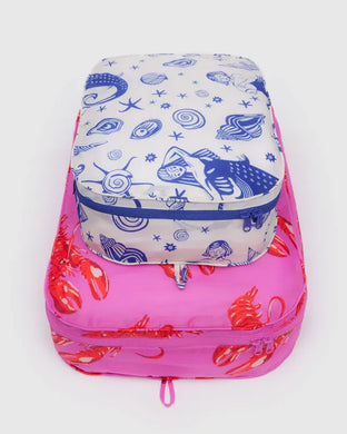Baggu - Large Packing Cube Set Sea Creatures