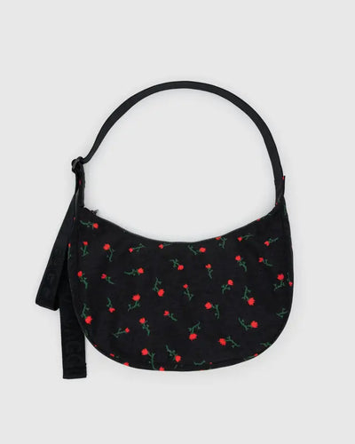 Baggu - Medium Nylon Crescent Bag Painted Wildflower