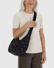 Load image into Gallery viewer, Baggu - Medium Nylon Crescent Bag Painted Wildflower