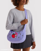 Load image into Gallery viewer, Baggu - Medium Nylon Crescent Bag - Embroidered My Melody Strawberry