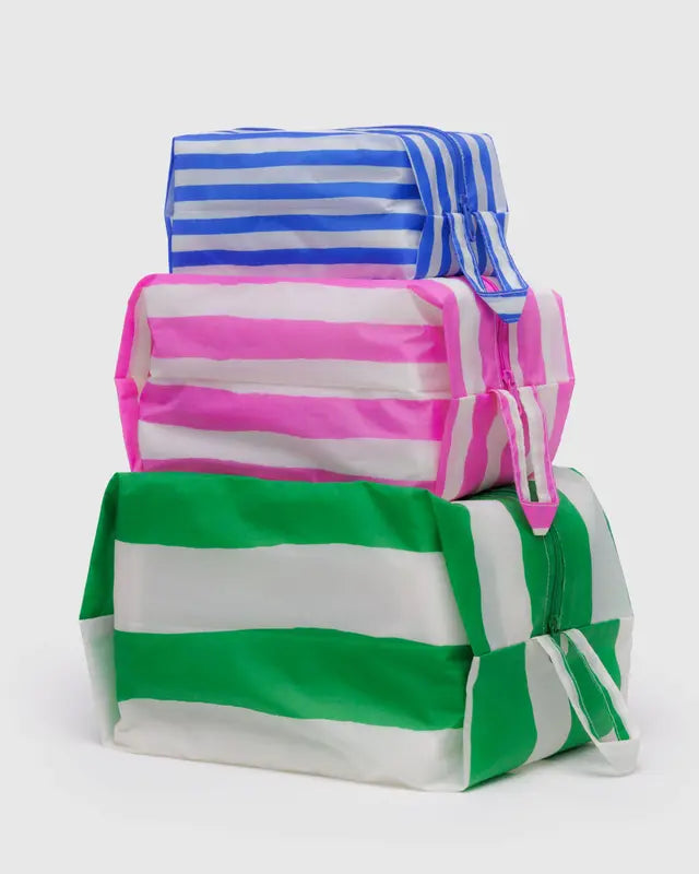 Baggu - 3D Zip Set Painted Stripe