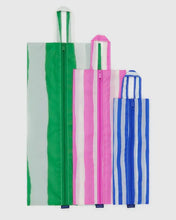 Load image into Gallery viewer, Baggu - 3D Zip Set Painted Stripe