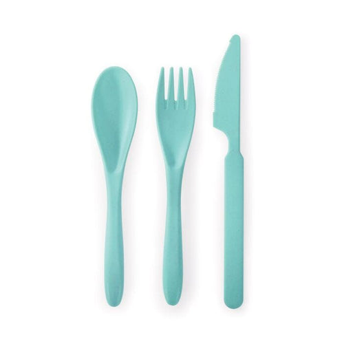 Wheat Straw Cutlery Set Mint