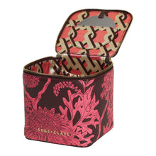 Load image into Gallery viewer, SAGE X CLARE Delphine Small Cosmetic Case - Garnet
