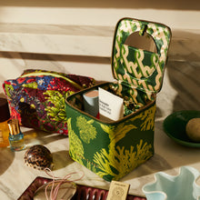 Load image into Gallery viewer, SAGE X CLARE Delphine Small Cosmetic Case - Anise