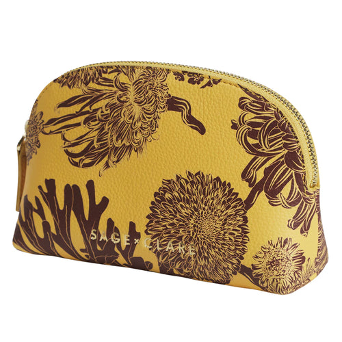 SAGE X CLARE Delphine Cosmetic Pouch - Dune