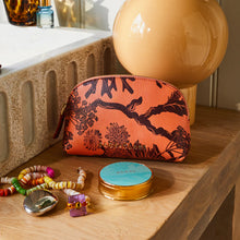 Load image into Gallery viewer, SAGE X CLARE Delphine Cosmetic Pouch - Vivid Coral