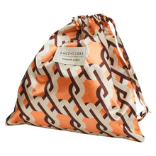 Load image into Gallery viewer, SAGE X CLARE Delphine Cosmetic Pouch - Vivid Coral