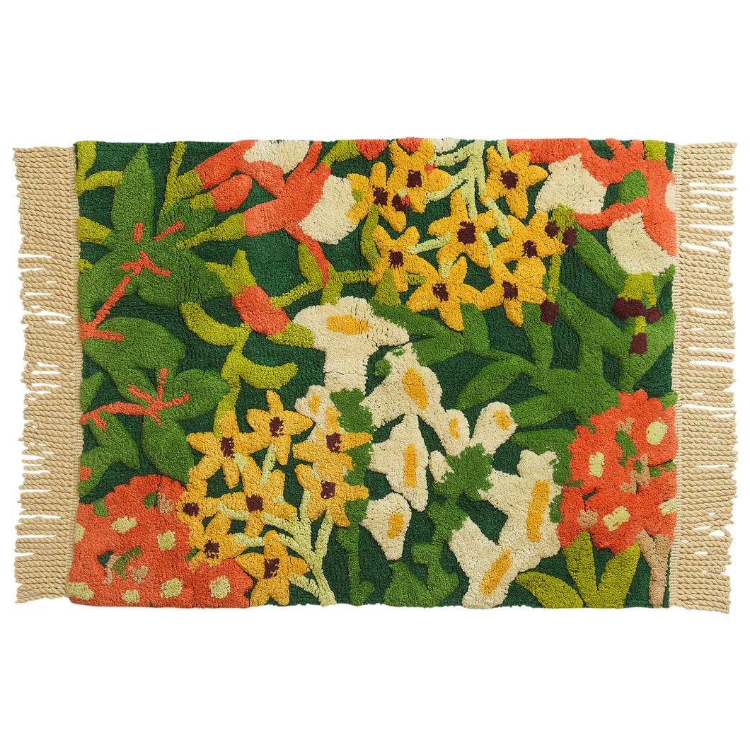 Sage X Clare Francesca Bath Mat - Kelp