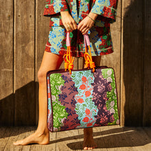 Load image into Gallery viewer, SAGE X CLARE Leilani Tote Bag Garnet