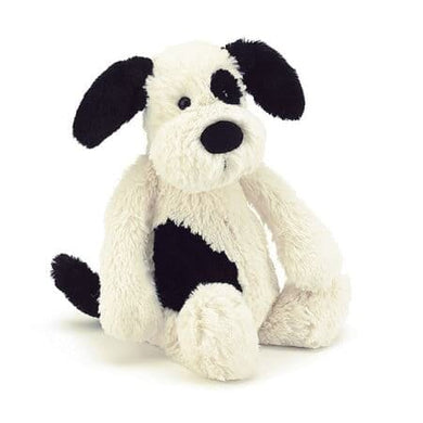 Jellycat Bashful Black & White Puppy Original