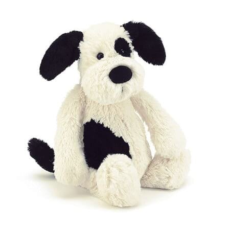 Jellycat Bashful Black & White Puppy Original