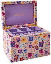 Load image into Gallery viewer, KIP &amp; Co. Velvet Pansy Jewellery Box (lge)