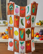 Load image into Gallery viewer, KIP &amp; Co. Vegie Box Linen Tea Towel