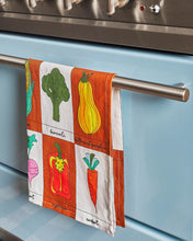 Load image into Gallery viewer, KIP &amp; Co. Vegie Box Linen Tea Towel