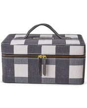 Load image into Gallery viewer, KIP &amp; Co. Black &amp; White Gingham Toiletry Case