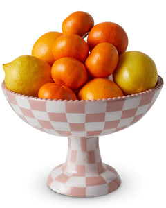 KIP & Co. Checkered Fruit Bowl