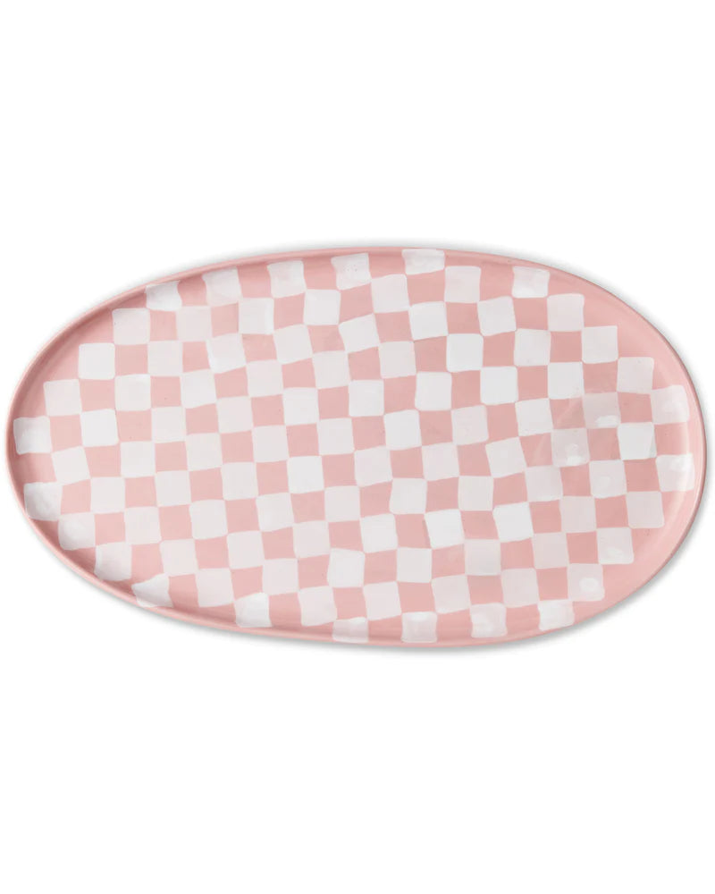 KIP & Co. Checkered Platter