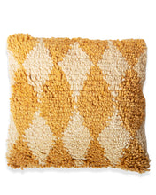 Load image into Gallery viewer, KIP &amp; Co. Golden Diamond Felted Wool Cushion