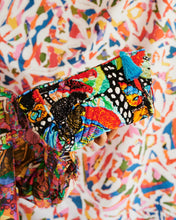 Load image into Gallery viewer, Kip&amp;Co x Jenny Kee Parrots &amp; Cockatoos Velvet Toiletry Bag