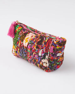 Kip & Co x Jenny Kee Goddesses Velvet Toiletry Bag