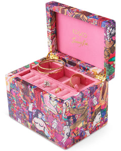 Kip & Co x Jenny Kee Goddesses Velvet Jewellery Box Large