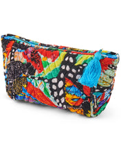 Load image into Gallery viewer, Kip&amp;Co x Jenny Kee Parrots &amp; Cockatoos Velvet Toiletry Bag