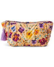 Load image into Gallery viewer, KIP &amp; Co. Pansy Velvet Toiletry Bag
