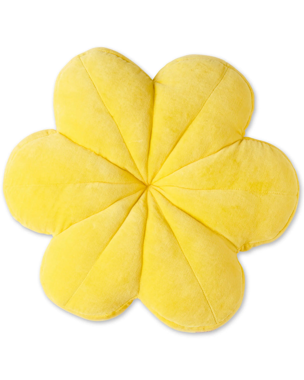 KIP & Co. Velvet Petal Cushion Lemon Drop