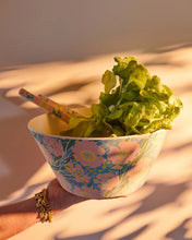 Load image into Gallery viewer, KIP &amp; Co. Salad Bowl Tumbling Flowers