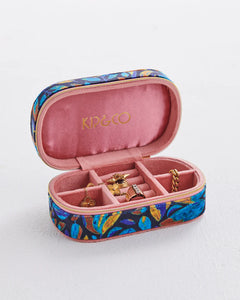 KIP & Co. Fallen Leaves Travel Velvet Jewellery Box (OS)