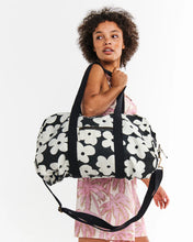 Load image into Gallery viewer, KIP &amp; Co. Flower Face Tartan Duffle Bag